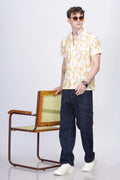 SUPERB IMPORTED POLYESTER LYCRA FABRIC FANCY HALF SLEEVE PRINTER SHIRT