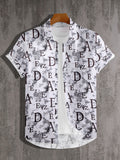 SUPERB IMPORTED POLYESTER LYCRA FABRIC FANCY HALF SLEEVE PRINTER SHIRT