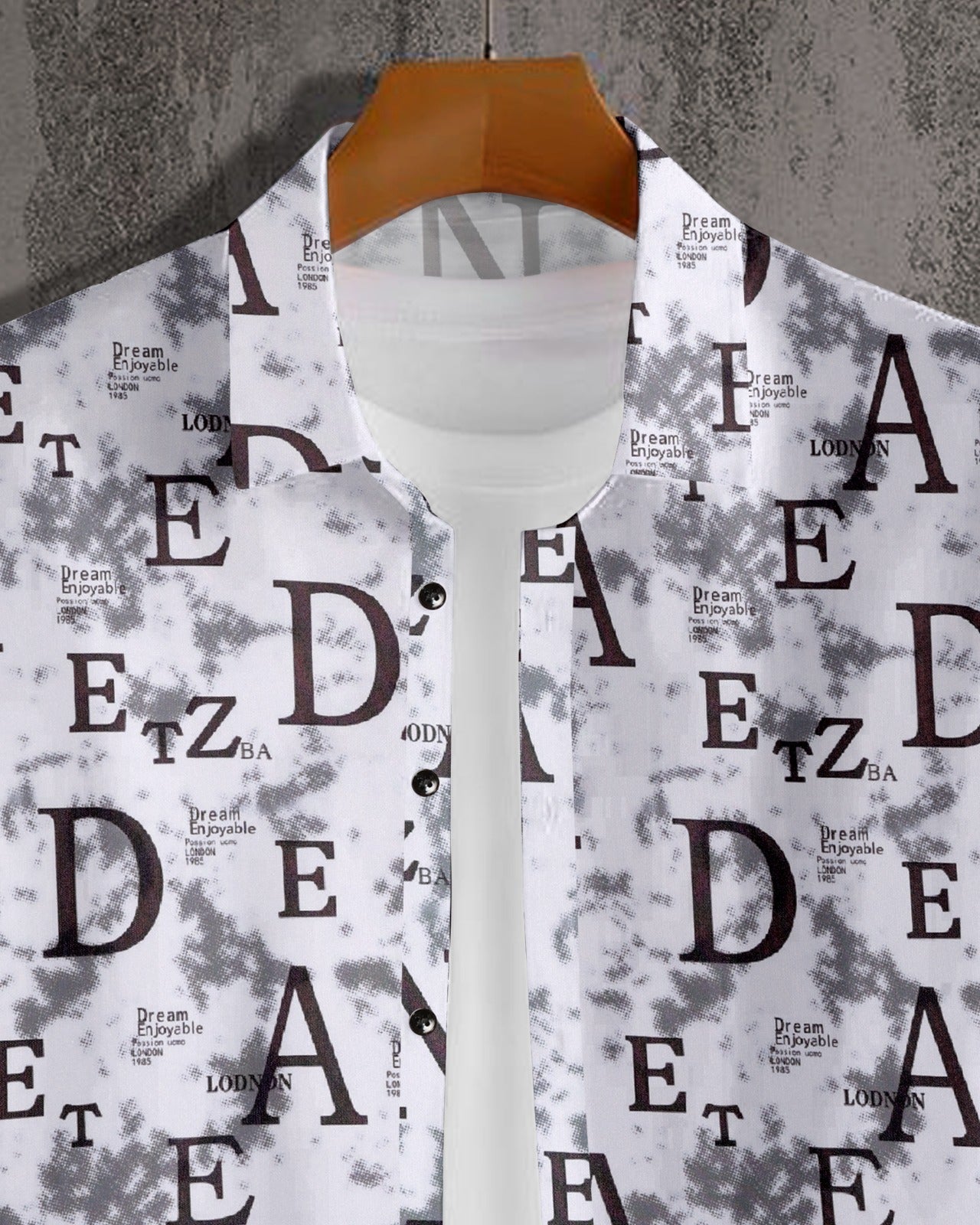 SUPERB IMPORTED POLYESTER LYCRA FABRIC FANCY HALF SLEEVE PRINTER SHIRT
