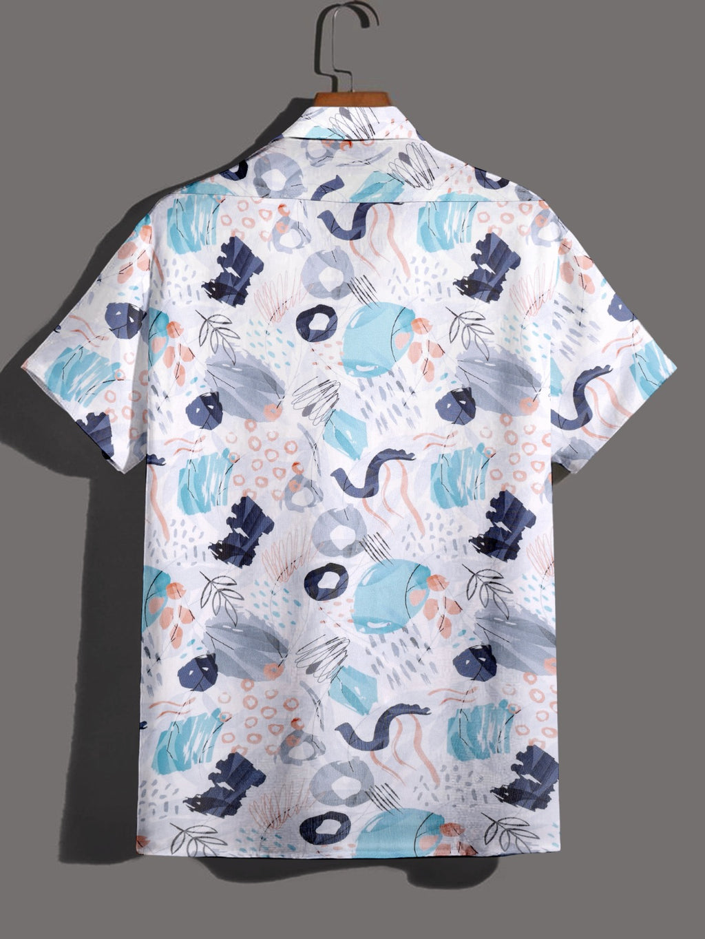 SUPERB IMPORTED POLYESTER LYCRA FABRIC FANCY HALF SLEEVE PRINTER SHIRT